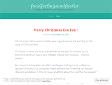 Tablet Screenshot of foodfeelingsandfrolics.com